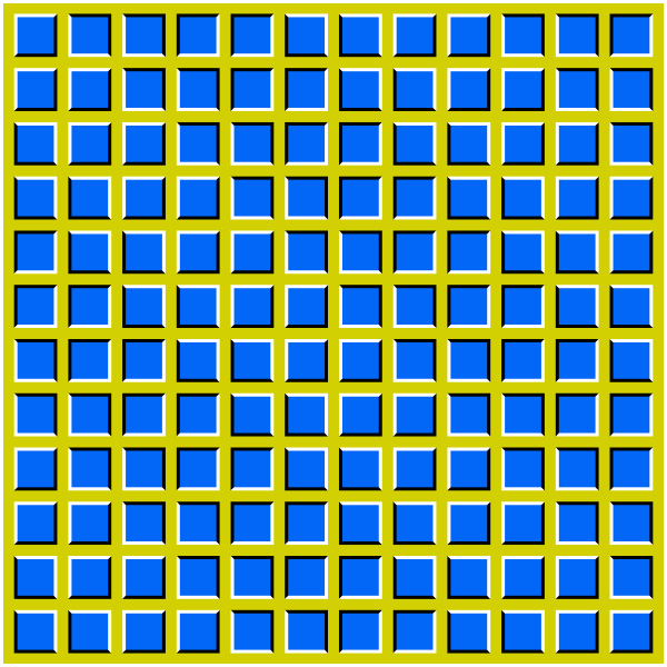 SVG Wavy square optical illusion vector graphics