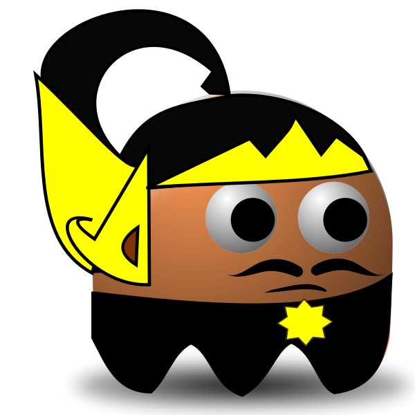 SVG Wayang Gatotkaca vector image