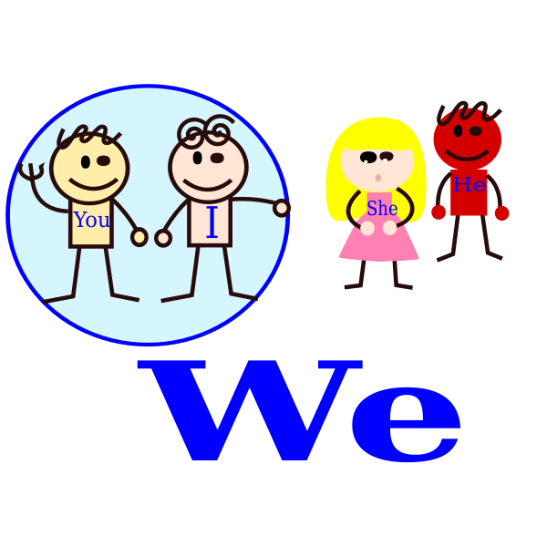 SVG We pronoun
