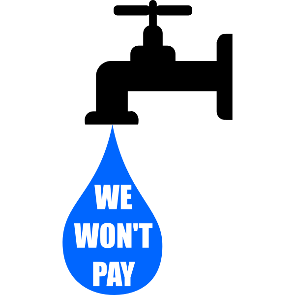 SVG We wont pay the water tax