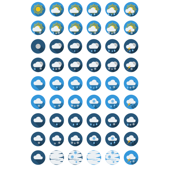 SVG Weather forecast