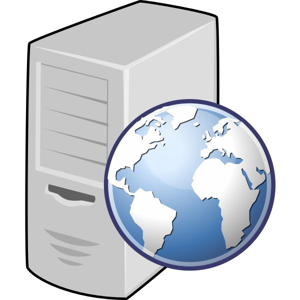 SVG Web server vector icon
