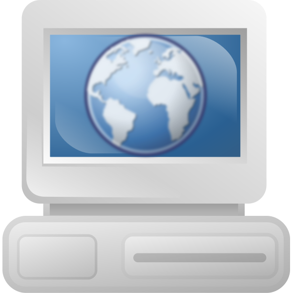 SVG Web user icon vector image