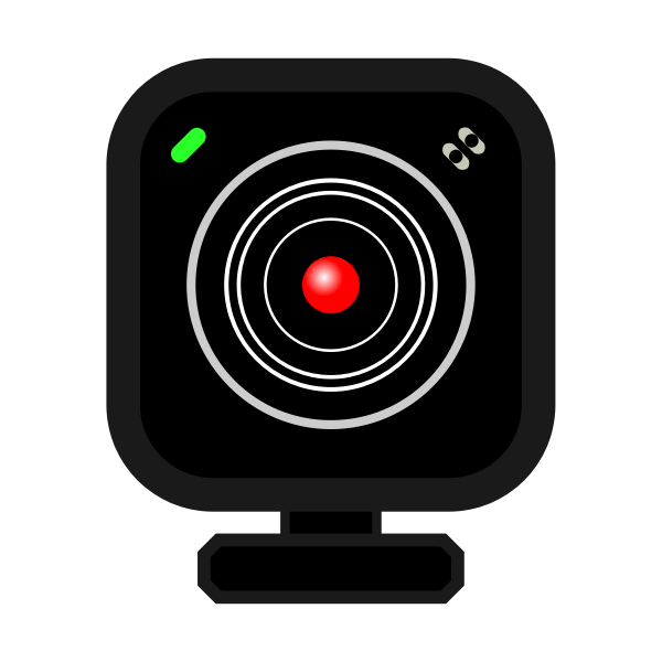 SVG Webcam vector image
