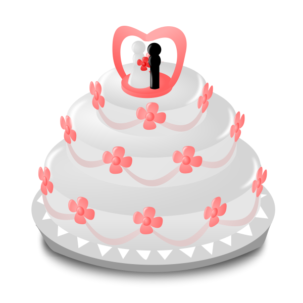 SVG Wedding cake