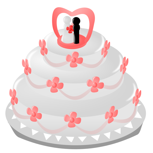 SVG Wedding cake image