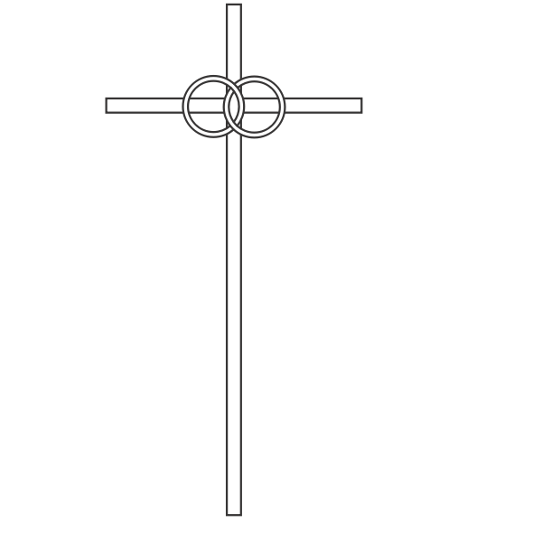 SVG Wedding cross