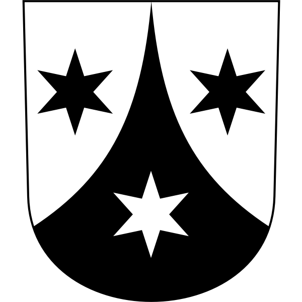 SVG Weisslingen coat of arms vector illustration