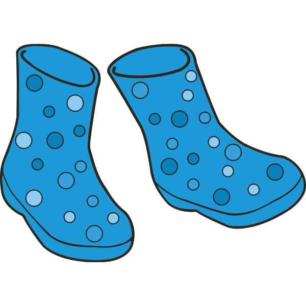 SVG Wellington boots
