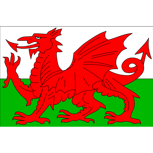 SVG Welsh flag