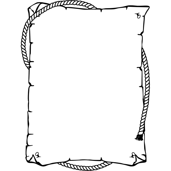 SVG Western border vector illustration