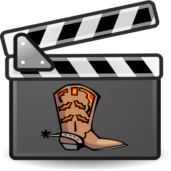 SVG Western movie icon