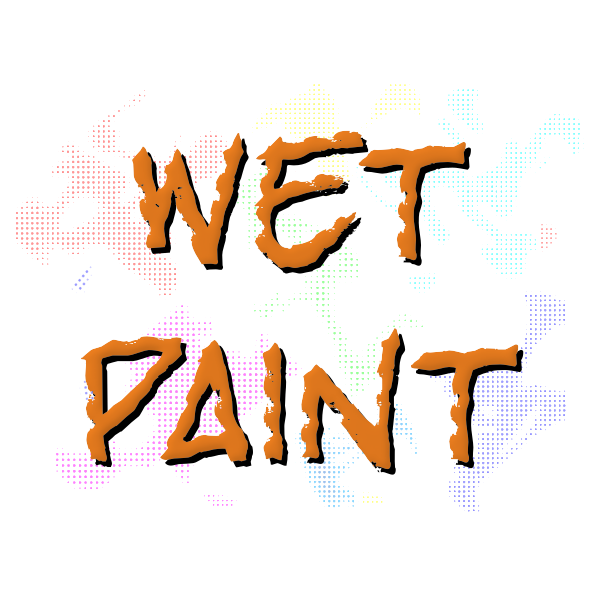 SVG Wet Paint US size