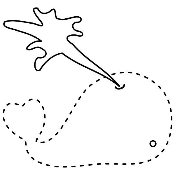 SVG Whale love