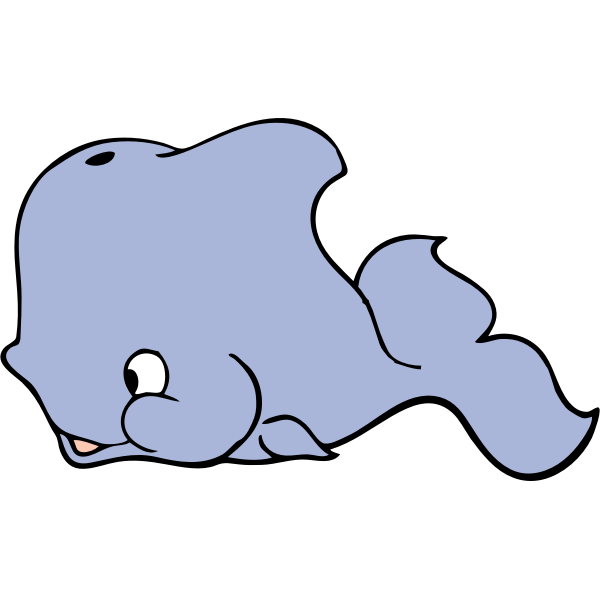 SVG Whale vector illustration
