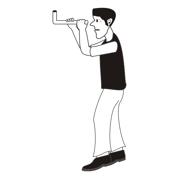 SVG What is he doing
