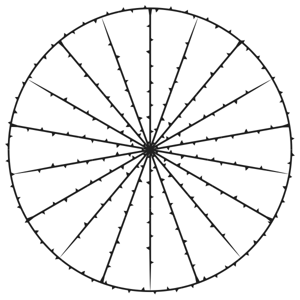 SVG Wheel of thorns