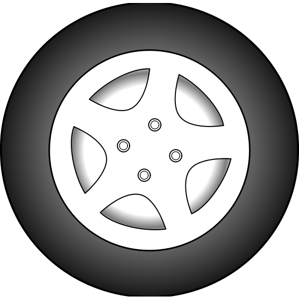 SVG Wheel vector graphics