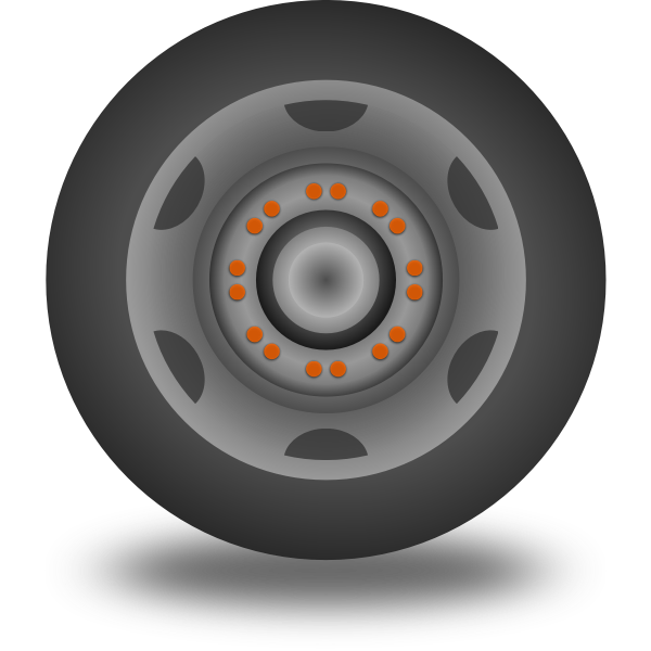 SVG Wheel vector image