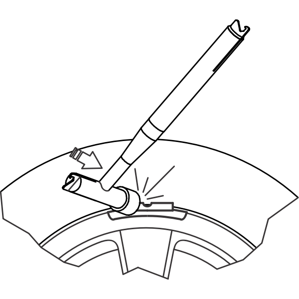 SVG Wheel weight tool