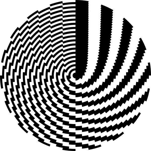 SVG Whirl black stripes
