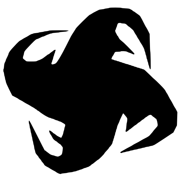 SVG Whirlwind silhouette
