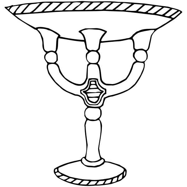 SVG White and black cup