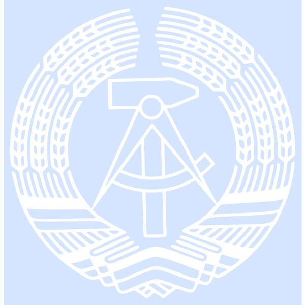 SVG White and blue German emblem