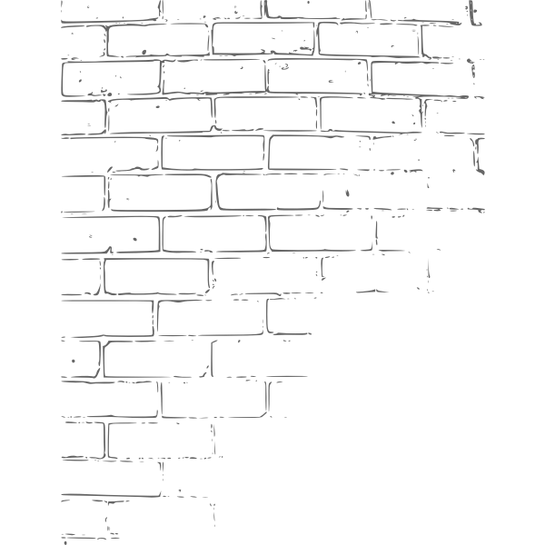 SVG White brick border detail vector image