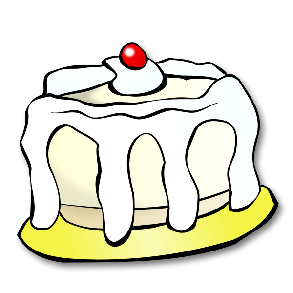 SVG White cake