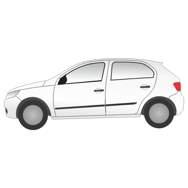 SVG White car
