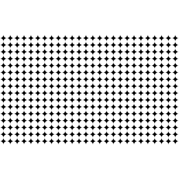 SVG White circles in black background