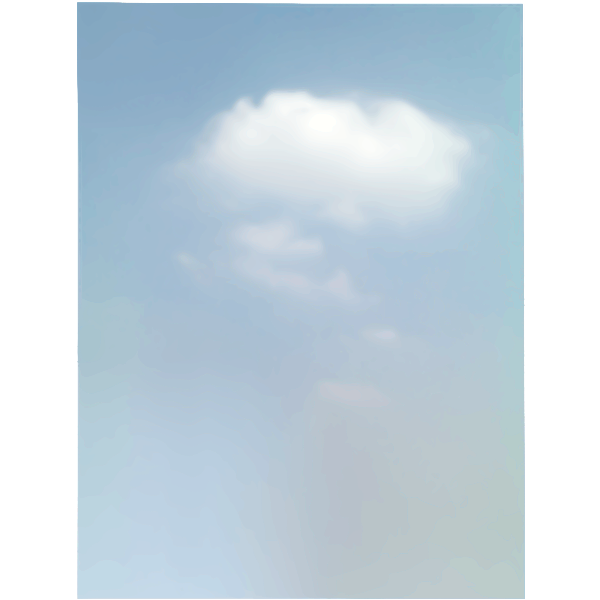 SVG White cloud