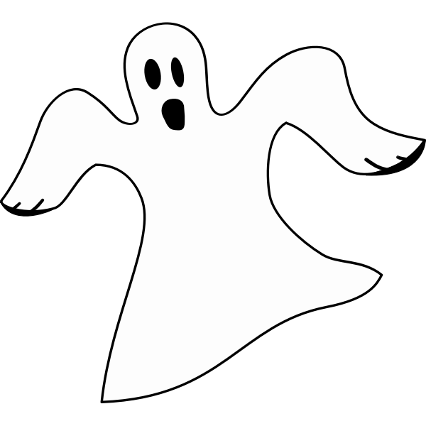 SVG White ghost