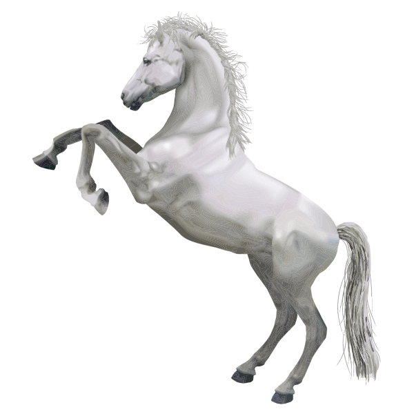 SVG White horse