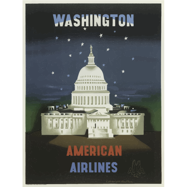 SVG White House poster