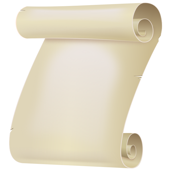 SVG White paper scroll