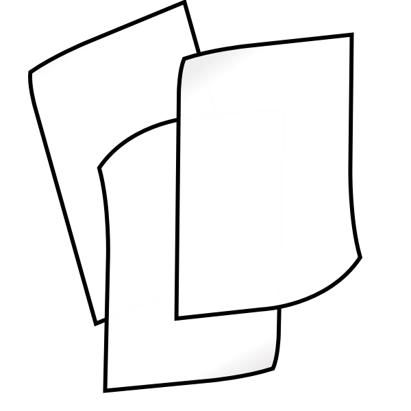 SVG White paper stack