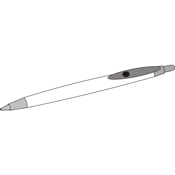 SVG White pen vector graphics