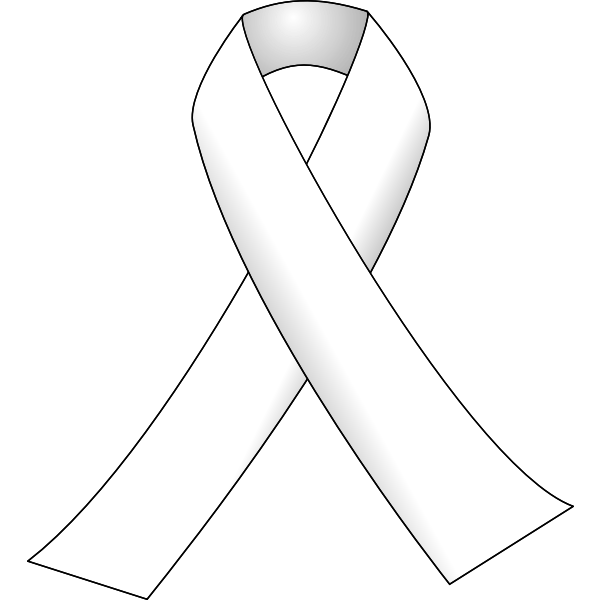 SVG White ribbon