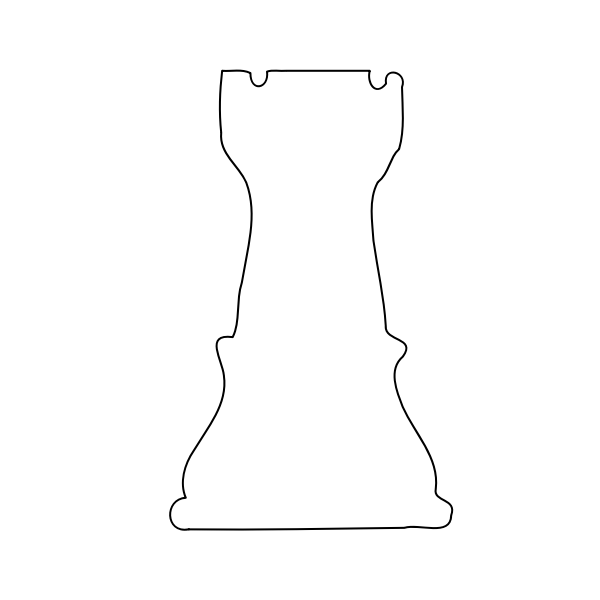 SVG White rook