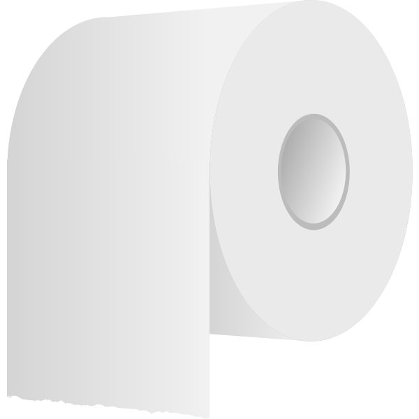 SVG White toilet roll