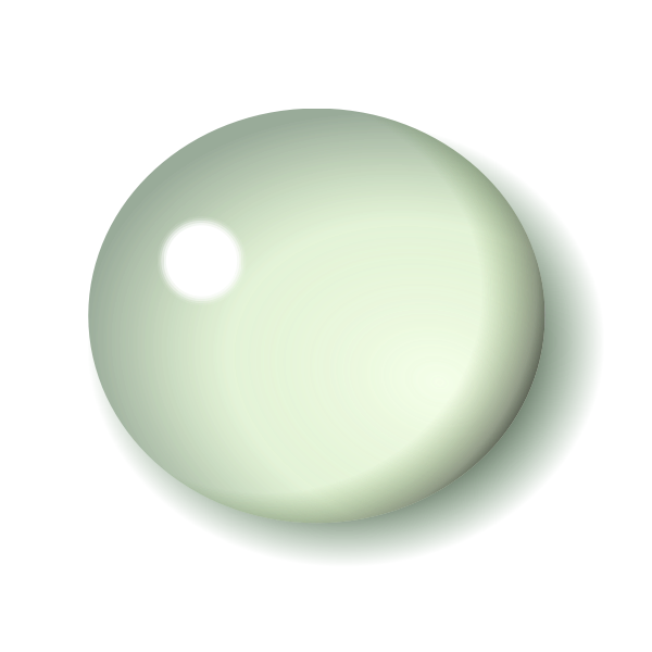 SVG White vector drawing of button