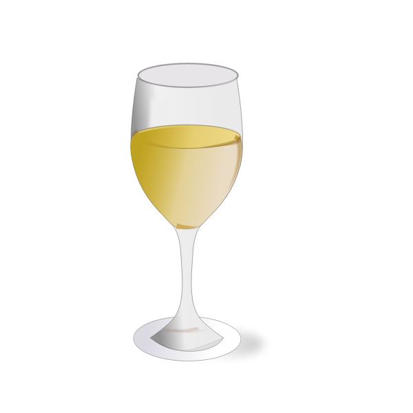 SVG White wine glass