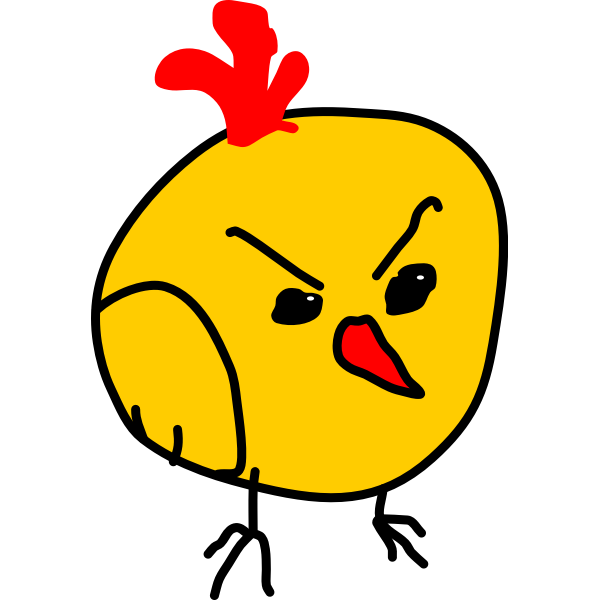 SVG Wicked bird by Rones