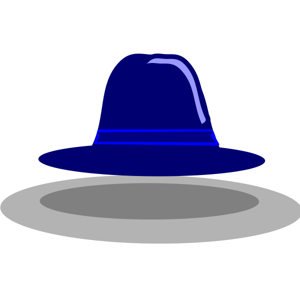 SVG Wide rim hat vector image