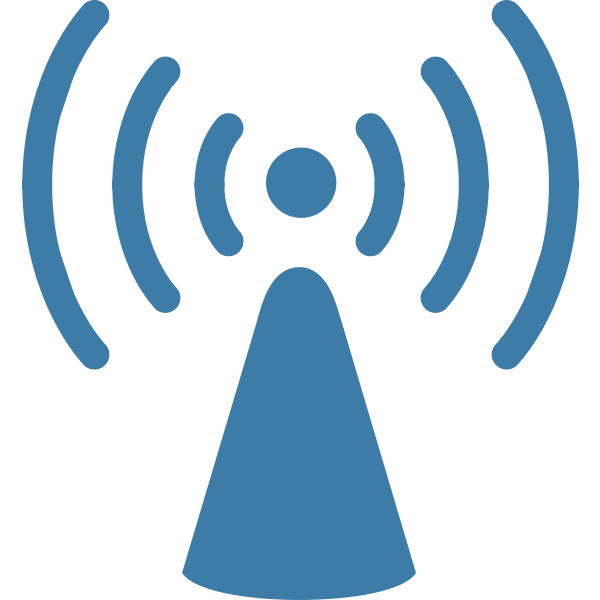 SVG WiFi icon vector drawing