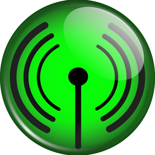 SVG WiFi icon vector image