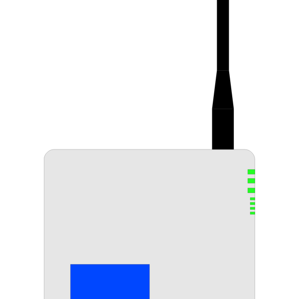 SVG Wifi Router WRT54GC vector image