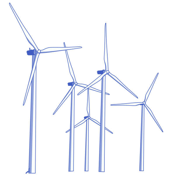 SVG Wind turbines image